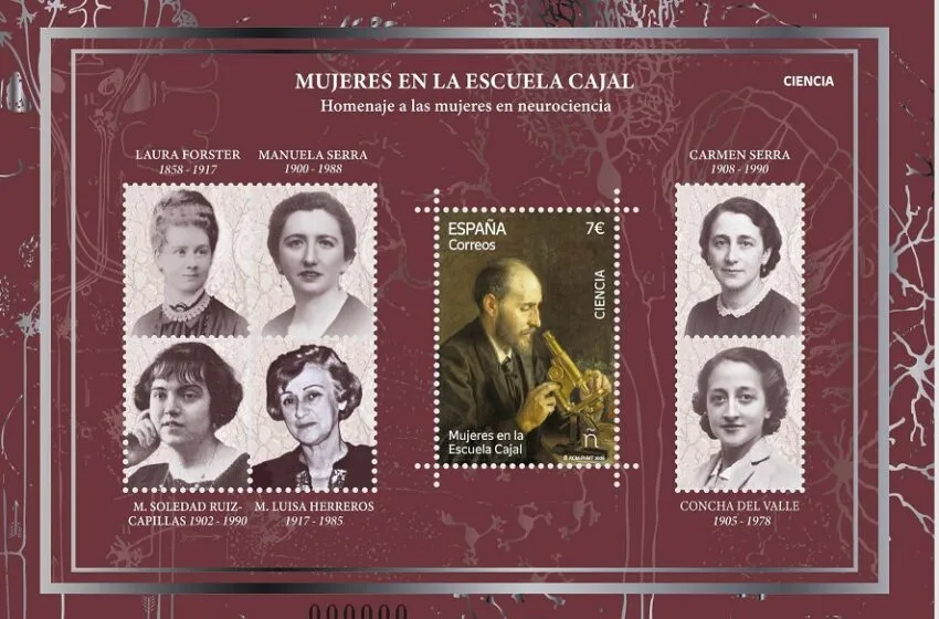  Correos homenajea a la científica torrelaveguense Mª Luisa Herreros con una emisión dedicada a las mujeres de la Escuela Cajal