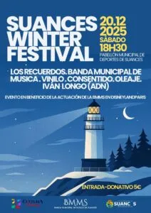Noticias de Cantabria | El Cántabro | Suances celebra el Winter Festival 2025 con un concierto solidario a favor de su Banda Municipal de Música