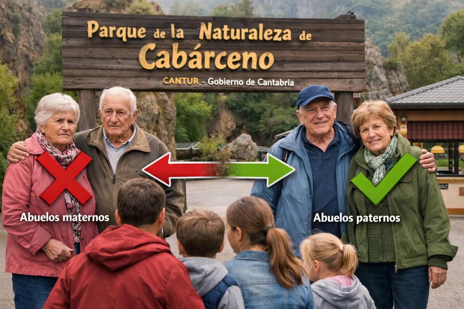 Cabárceno obliga a elegir entre abuelos: una discriminación difícil de justificar