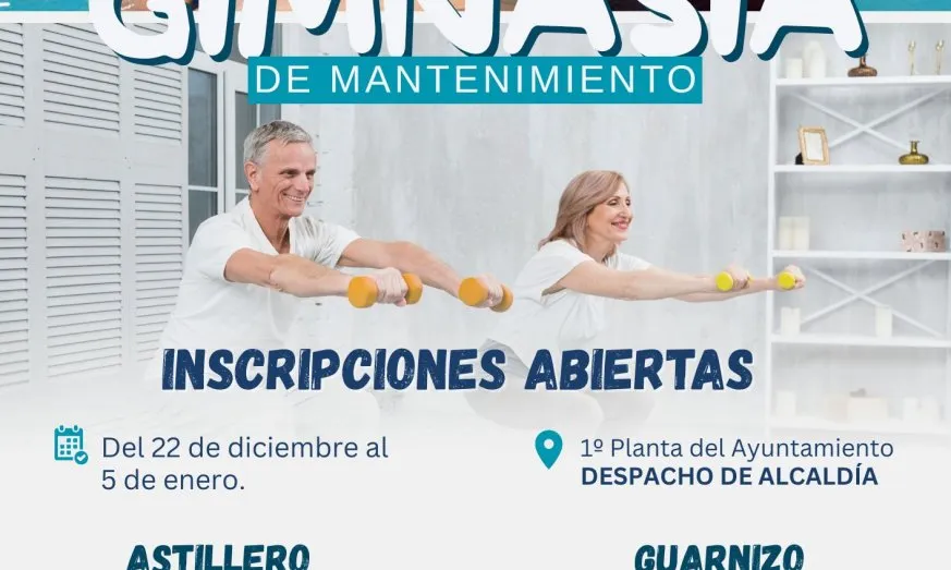 ASTILLERO AMPLÍA LA GIMNASIA DE MANTENIMIENTO TRAS EL RÉCORD DE INSCRIPCIONES