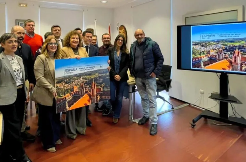 Noticias de Cantabria | El Cántabro | Comillas estrena su sello en la serie ‘Pueblos con Encanto’ de Correos