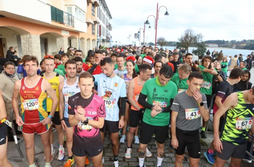  Más de quinientas personas participan en la San Silvestre solidaria de San Vicente de la Barquera