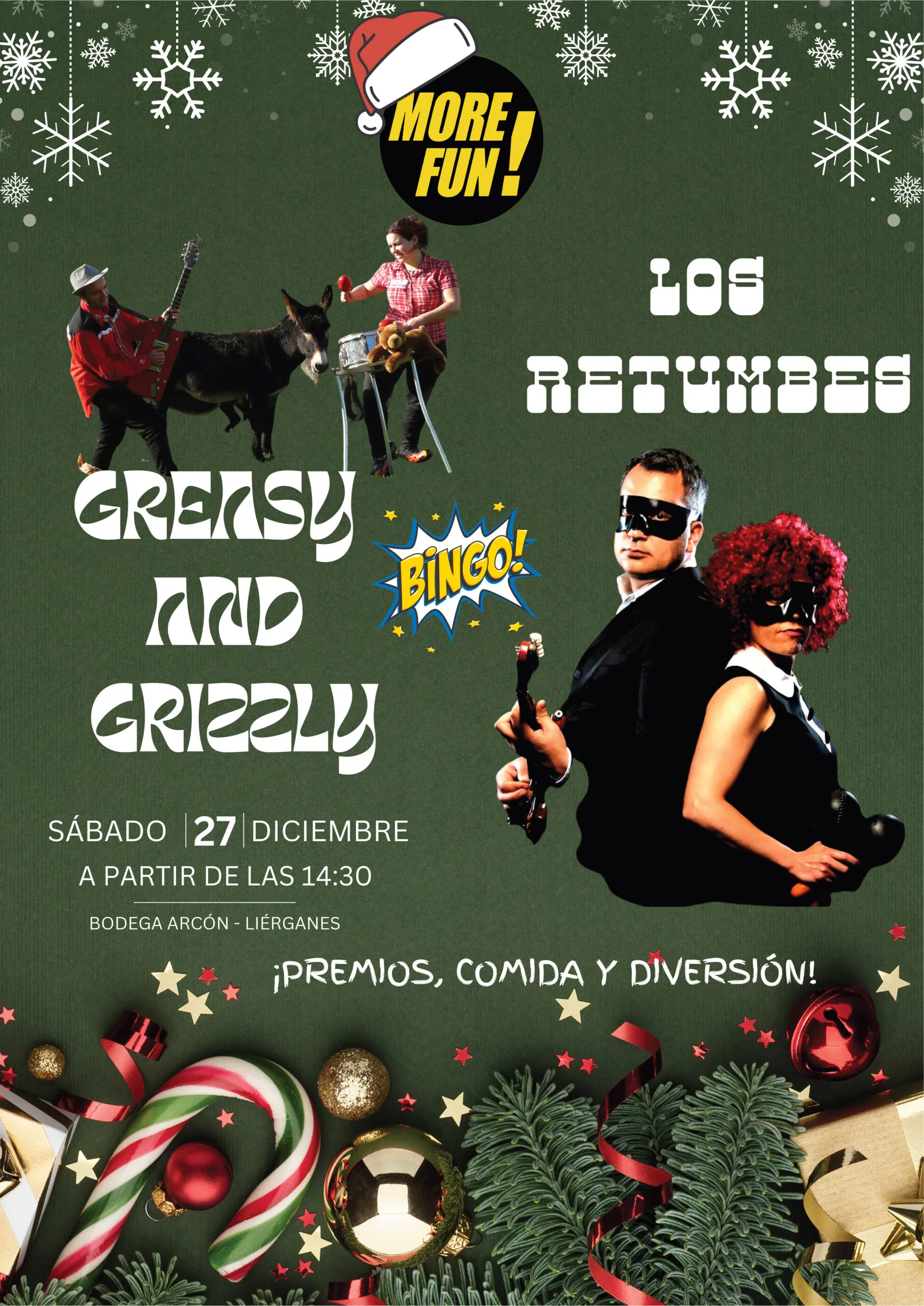 More Fun vuelve por Navidad con música en directo, comida casera y entrada gratuita en Liérganes