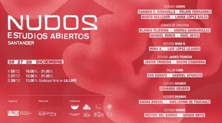 Los estudios de artistas visuales se abren a la ciudadanía con el festival NUDOS