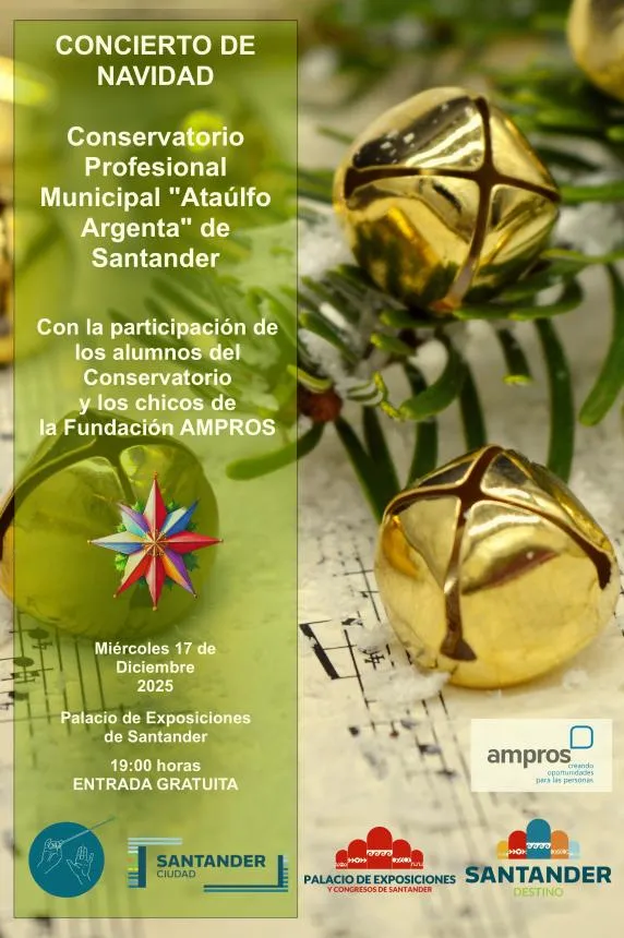 El Conservatorio Ataúlfo Argenta celebrará dos recitales de Navidad abiertos a toda la ciudadanía