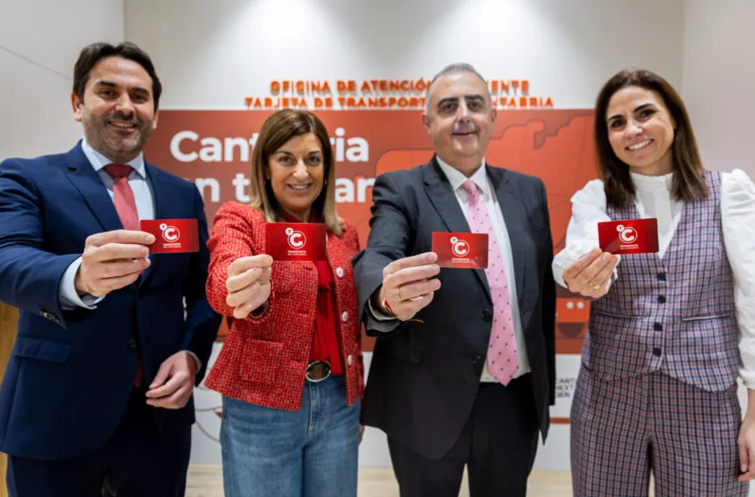  Este lunes comienza a funcionar la tarjeta única de transporte de Cantabria en autobuses regionales y urbanos