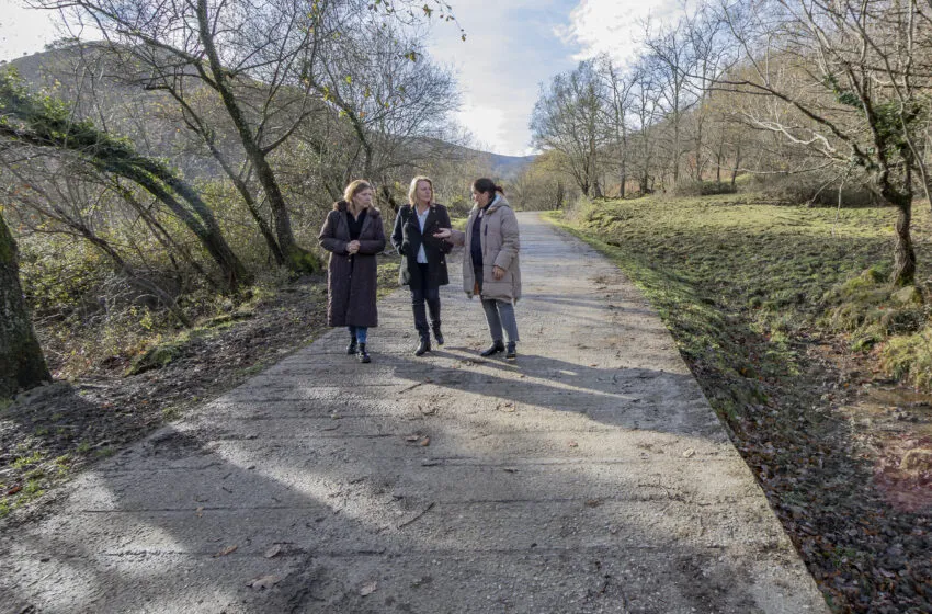 Noticias de Cantabria | El Cántabro | María Jesús Susinos visita en Cabuérniga varias actuaciones de mejora de infraestructuras agrarias