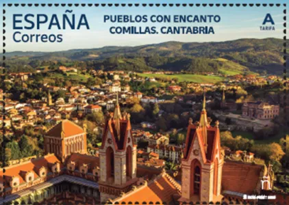 Noticias de Cantabria | El Cántabro | Comillas estrena su sello en la serie ‘Pueblos con Encanto’ de Correos