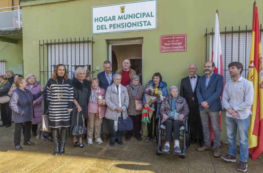  El Hogar del Pensionista del Barrio Covadonga pasa a llamarse Nieves González en reconocimiento a su labor social