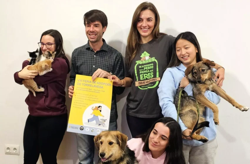  Torrelavega impulsa la adopción responsable con su VIII Feria, la más importante de Cantabria