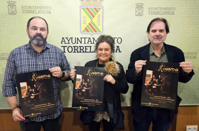  El grupo ‘Yende’ ofrece un concierto navideño el 22 de diciembre en la Iglesia de La Asunción