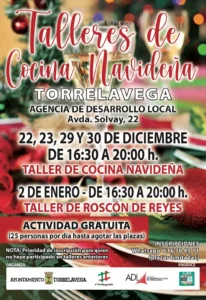 Noticias de Cantabria | El Cántabro | Torrelavega abre la inscripción para los Talleres de Cocina Navideña y de Roscón de Reyes