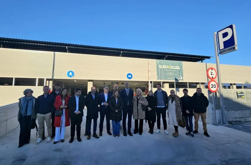  El nuevo aparcamiento en altura del Mercado Nacional de Ganados abrirá a primeros de febrero con 223 plazas gratuitas