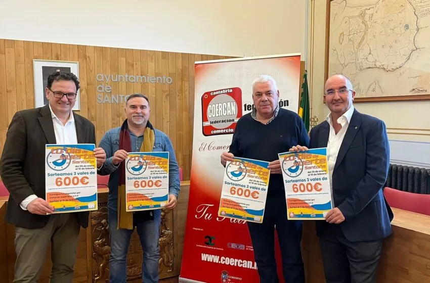  El Gobierno de Cantabria presenta la campaña de dinamización comercial ‘Tú día de suerte en Santoña’