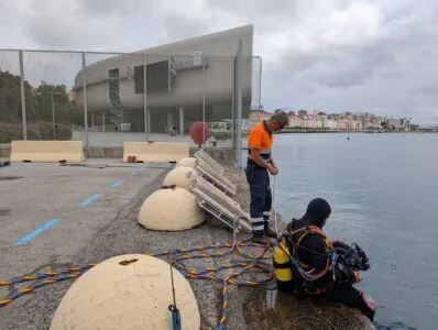 Noticias de Cantabria | El Cántabro | Los microarrecifes del muelle de Albareda ya atraen vida marina y confirman el éxito del proyecto piloto de la Autoridad Portuaria