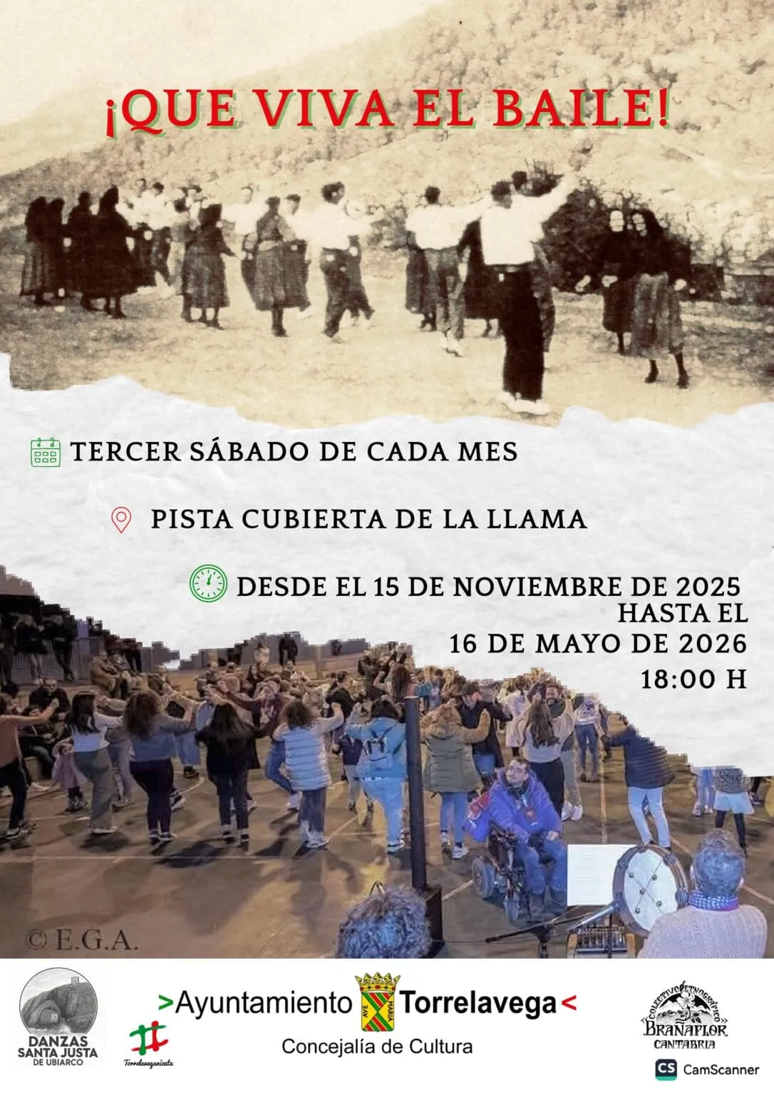 Este sábado se reanuda la propuesta cultural gratuita ‘¡Que viva el baile!