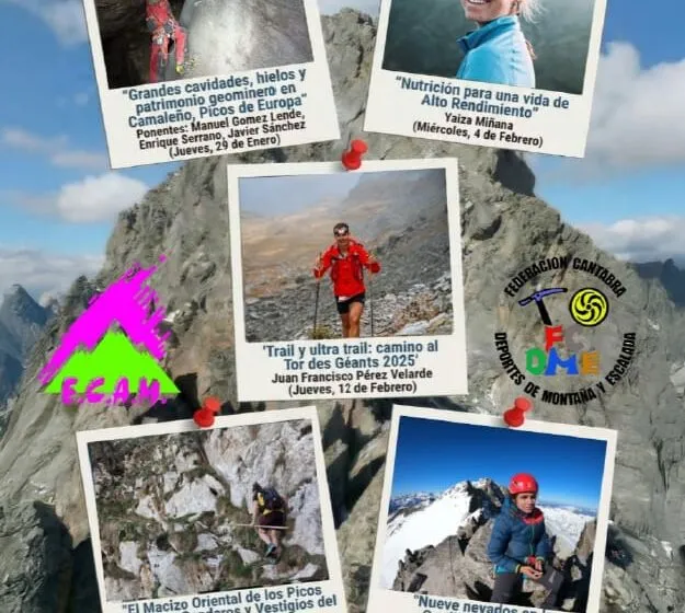 El 29 de enero comienza una nueva edición del ciclo de charlas sobre montaña y escalada