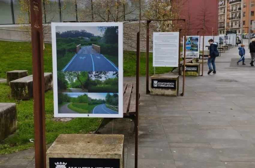  La exposición itinerante ‘Europa en Torrelavega’ llega al exterior del Centro de Adultos ‘Caligrama’