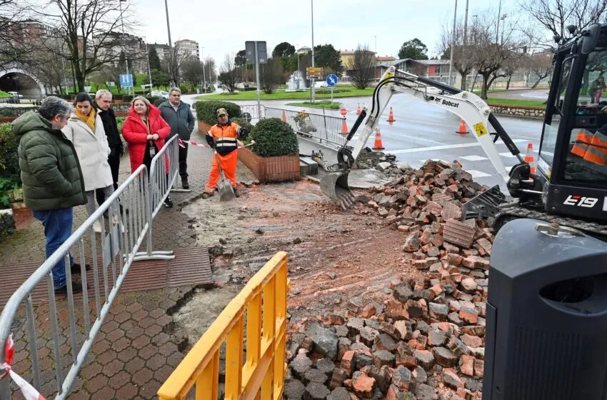 El Ayuntamiento ubica un paso peatonal elevado en Los Castros para mejorar la seguridad vial