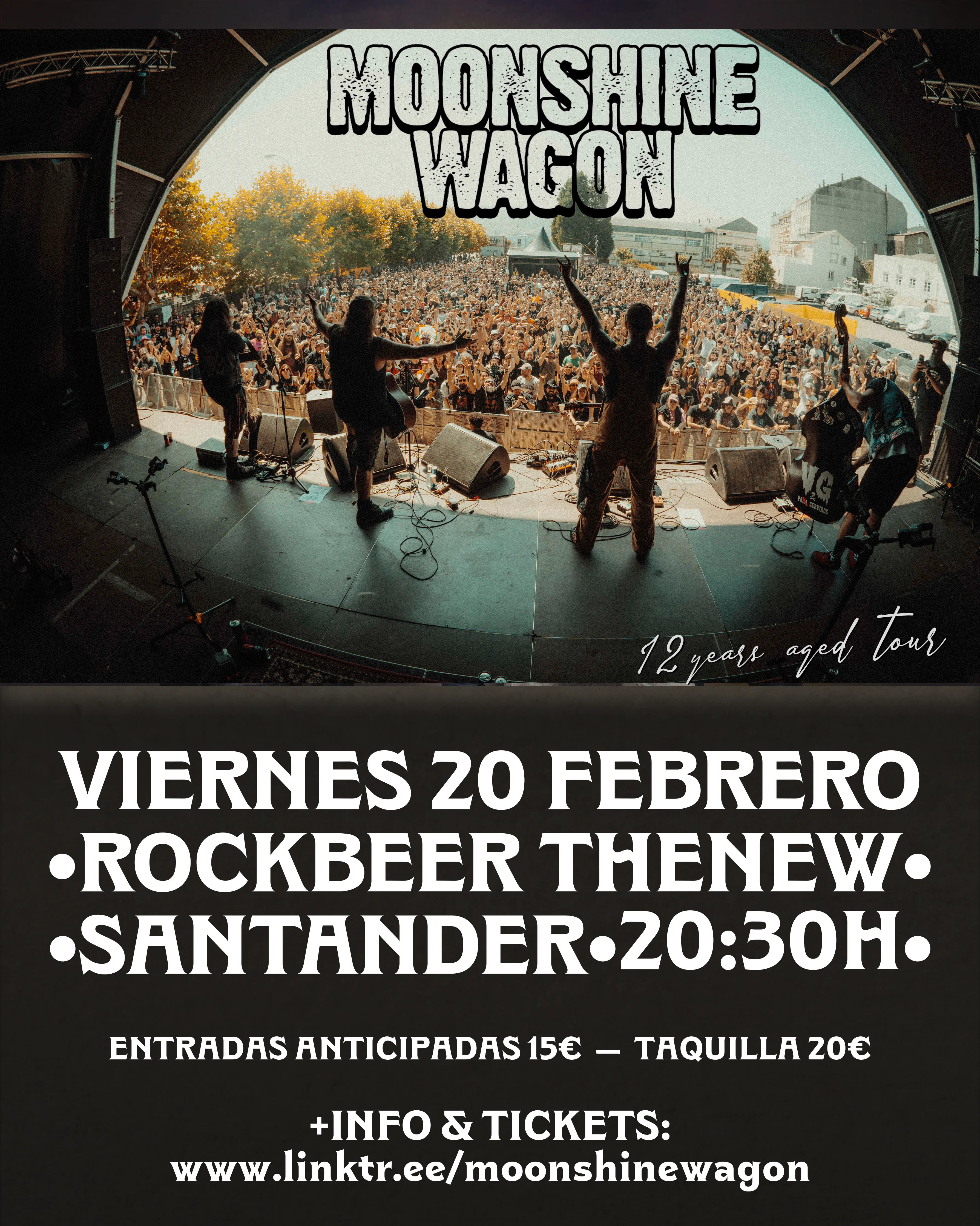 Moonshine Wagon aterriza en Santander con su nueva gira internacional tras más de 1.000 conciertos en 15 países