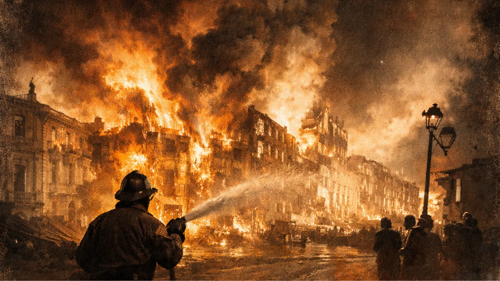 Santander revive hoy la noche que lo cambió todo: 85 años del incendio que arrasó el corazón de la ciudad
