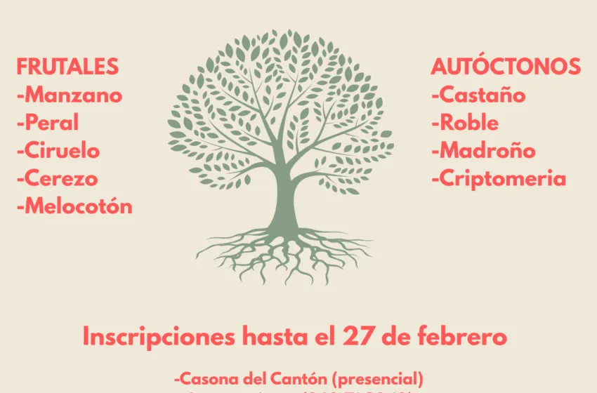  Vuelve la Campaña de Árboles Autóctonos y Frutales en San Vicente de la Barquera