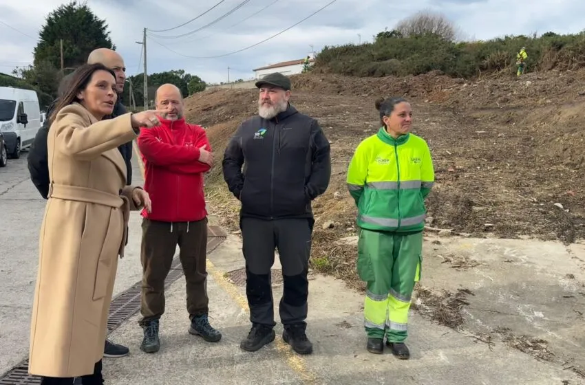  Inicio de la campaña de retirada de plumeros en la franja costera de Santa Cruz de Bezana