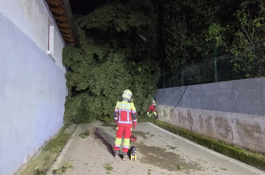  El temporal deja 23 llamadas al 112 y 13 incidencias por viento en Cantabria