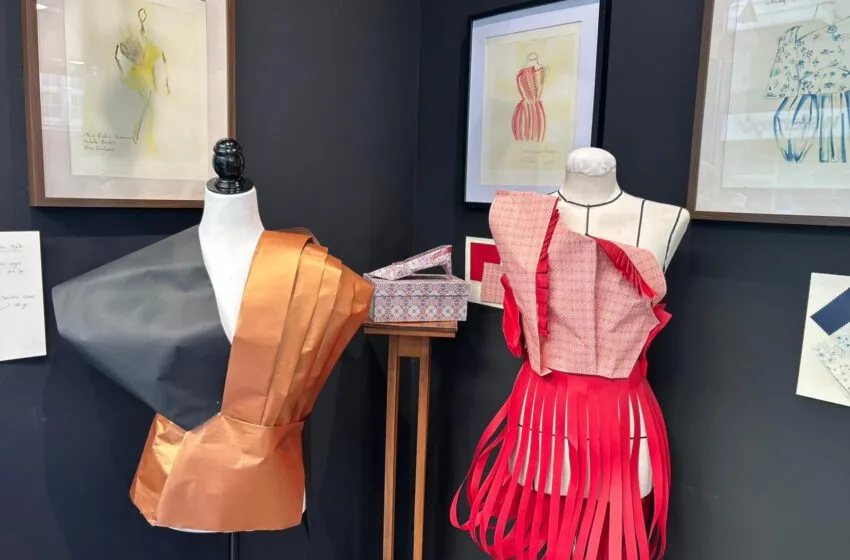 Noticias de Cantabria | El Cántabro | La moda que no esperabas: Santander se rinde a una colección creada íntegramente con papel