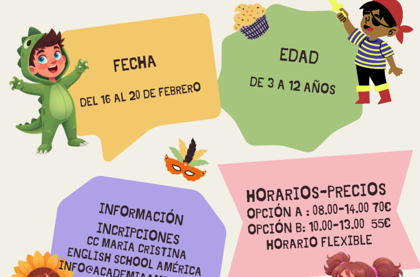  María Cristina acoge un campus de actividades con motivo de las vacaciones escolares de Carnaval