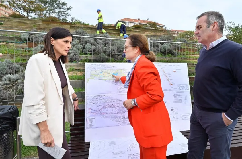 Noticias de Cantabria | El Cántabro | Avanzan las obras en el Parque de Las Llamas y dos pasarelas ya están abiertas