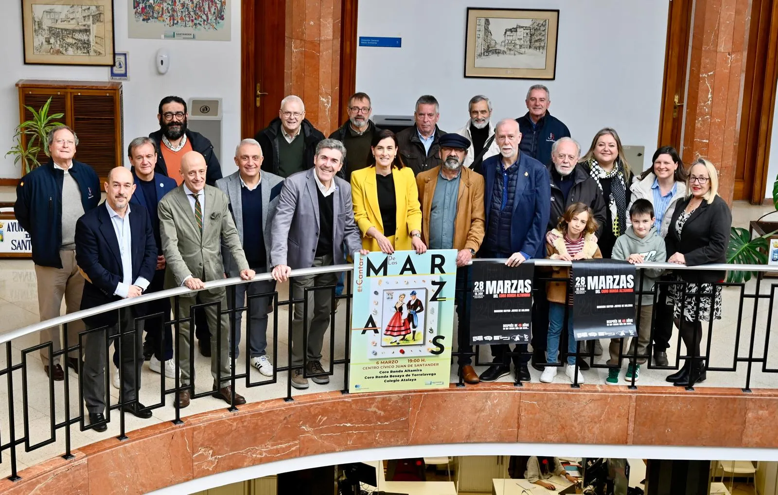 Santander acogerá el sábado 28 el canto de las marzas con el Coro Ronda Altamira