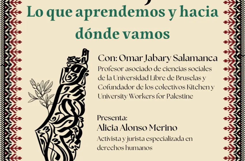  Santander acoge un coloquio sobre Palestina en un contexto de creciente tensión internacional