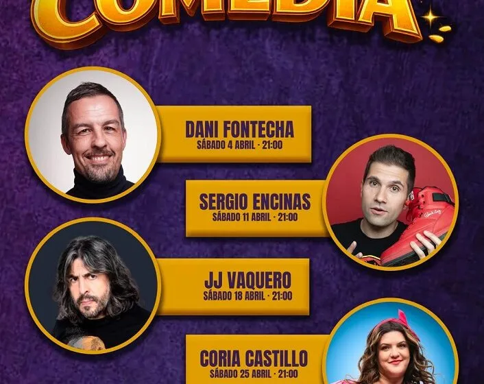  ¡Disfruta de los “Monólogo en Santa María de Cayón 2026”! durante el mes de abril en el Mercado de Sarón con las “Noches de Comedia”