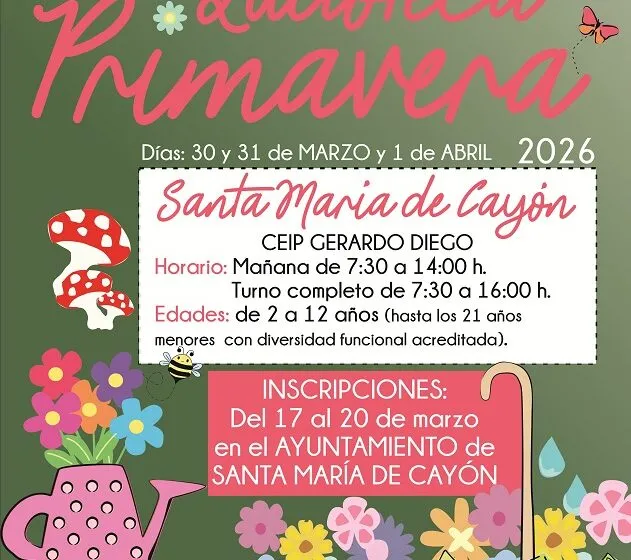  Abierto el plazo de inscripciones de la Ludoteca de Primavera 2026. CEIP Gerardo Diego