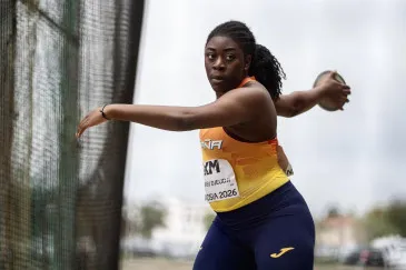  La atleta del Piélagos Andrea Njimi Tankeu, subcampeona de Europa Sub-23