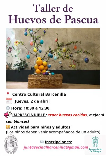  La Junta Vecinal de Barcenilla organizará este jueves un taller de huevos de Pascua
