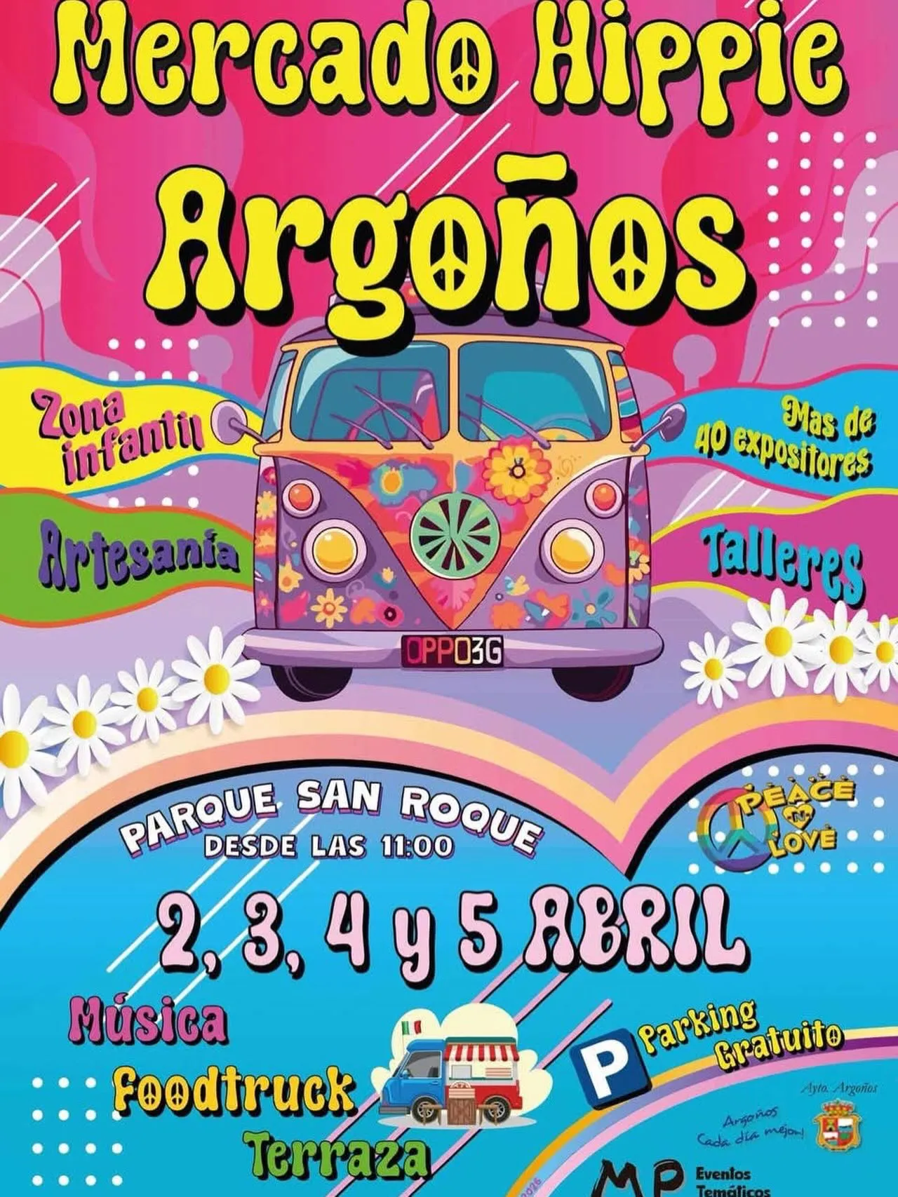 Argoños se llena de color, música y espíritu libre con el Mercado Hippie en el Parque San Roque