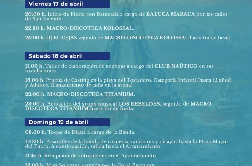 San Vicente de la Barquera presenta un completo programa de actividades por La Folía