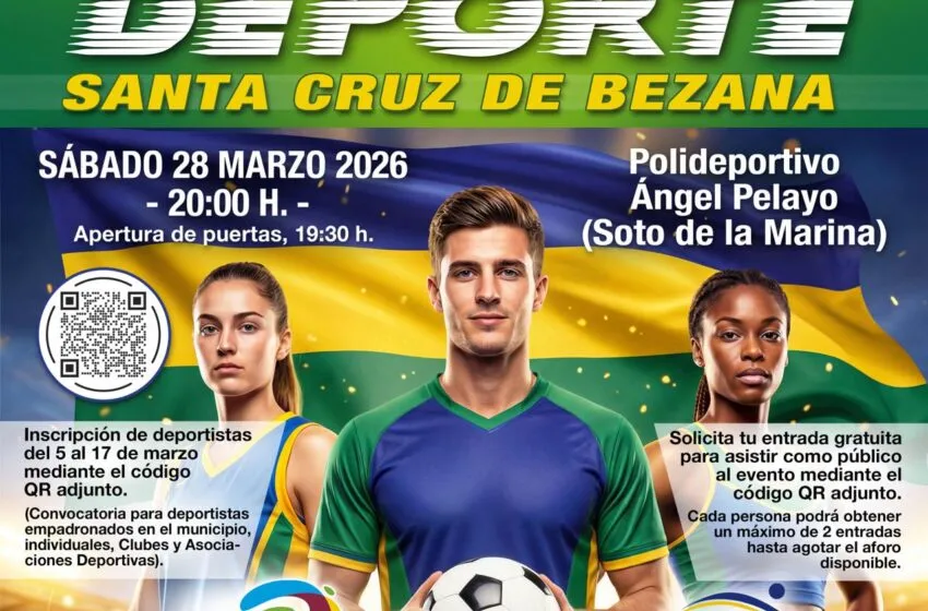  Abierto el plazo de inscripción para la XXVI Gala del Deporte de Santa Cruz de Bezana