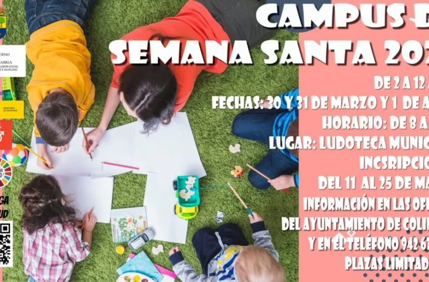  COLINDRES ORGANIZA UN CAMPUS INFANTIL EN SEMANA SANTA