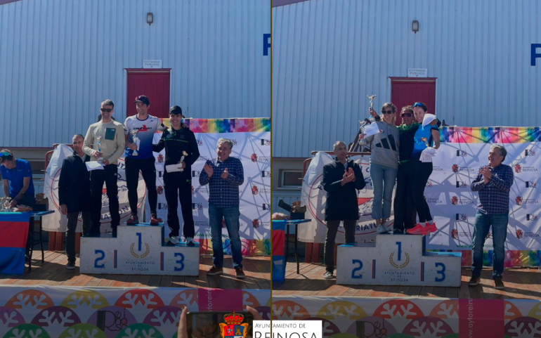 Javier Alonso Romayor e Inmaculada Pereiro González se imponen en el Duatlón de Reinosa