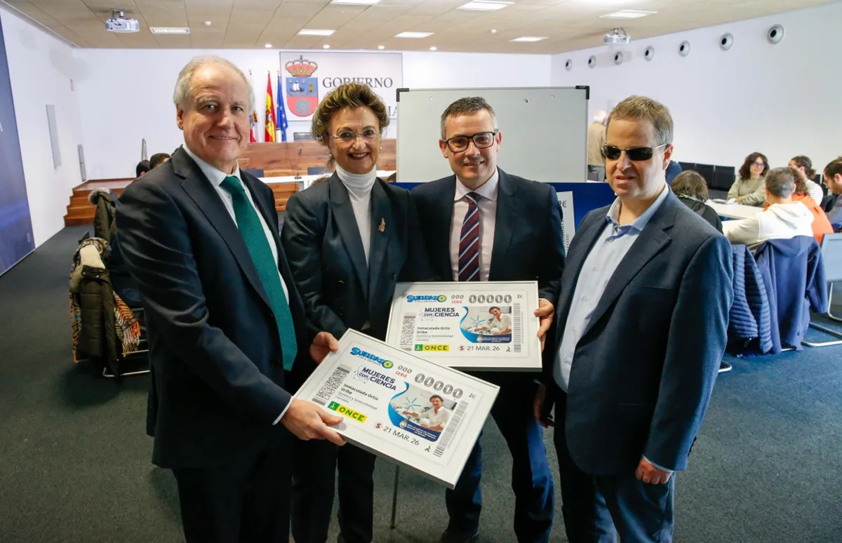 La ingeniera química cántabra Inmaculada Ortiz protagonizará el cupón de la ONCE de la serie ‘Mujeres con Ciencia’ el próximo 21 de marzo