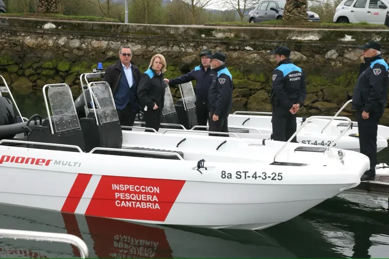El Gobierno de Cantabria refuerza la Unidad de Inspección Pesquera con la adquisición de tres nuevas embarcaciones