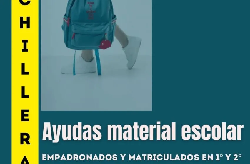  Abierto el plazo para solicitar las ayudas al material escolar para estudiantes de bachillerato