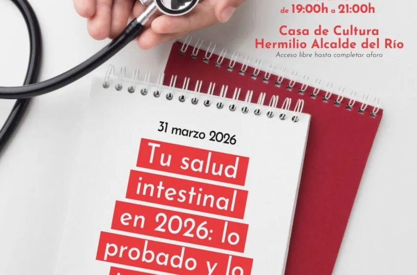 Nueva conferencia del ciclo “Martes de Salud” sobre salud intestinal