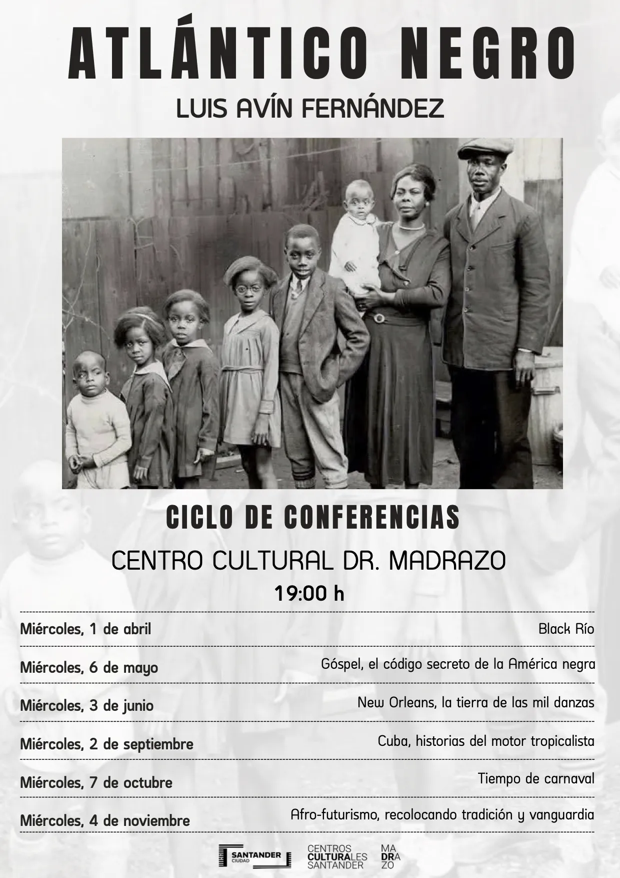 El Doctor Madrazo acoge una nueva edición del ciclo de conferencias y audiciones ‘Atlántico Negro’