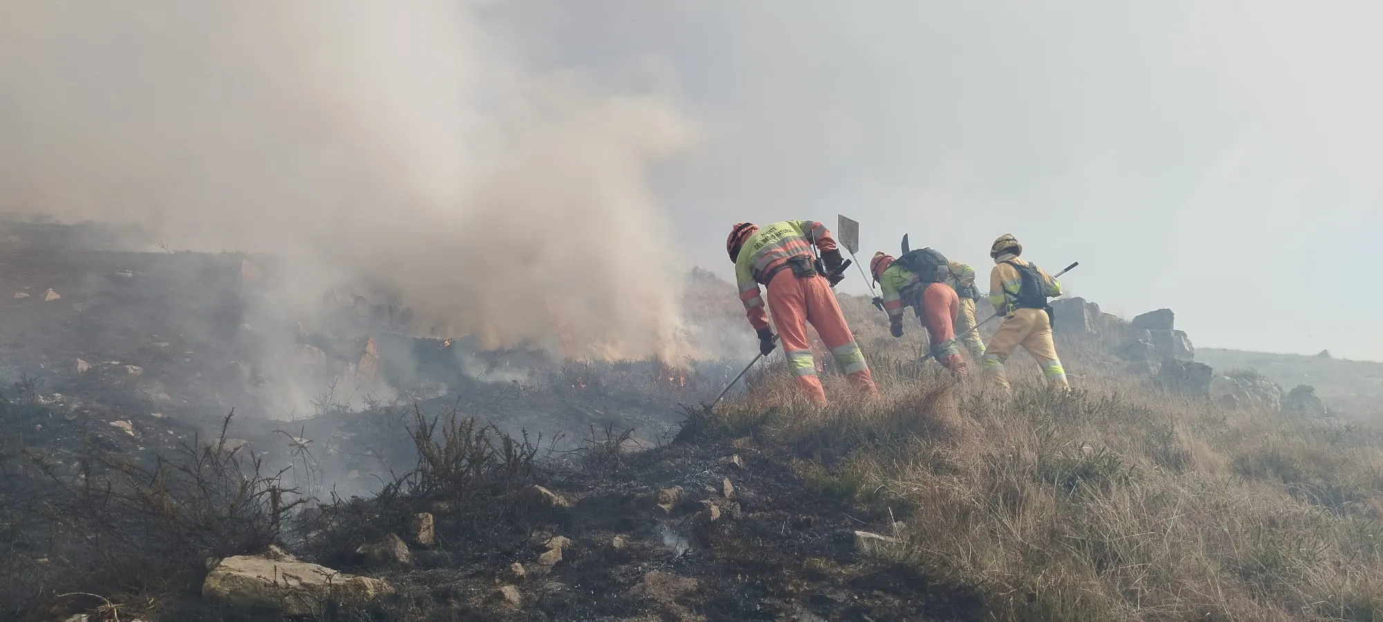 Cantabria registra 18 incendios forestales activos tras una jornada con 47 fuegos provocados