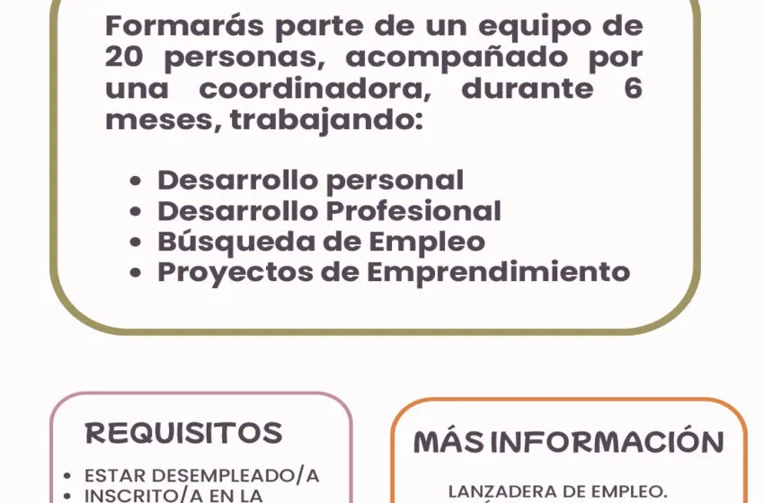 Noticias de Cantabria | El Cántabro | Laredo pone en marcha la Lanzadera de Empleo y Emprendimiento Solidario