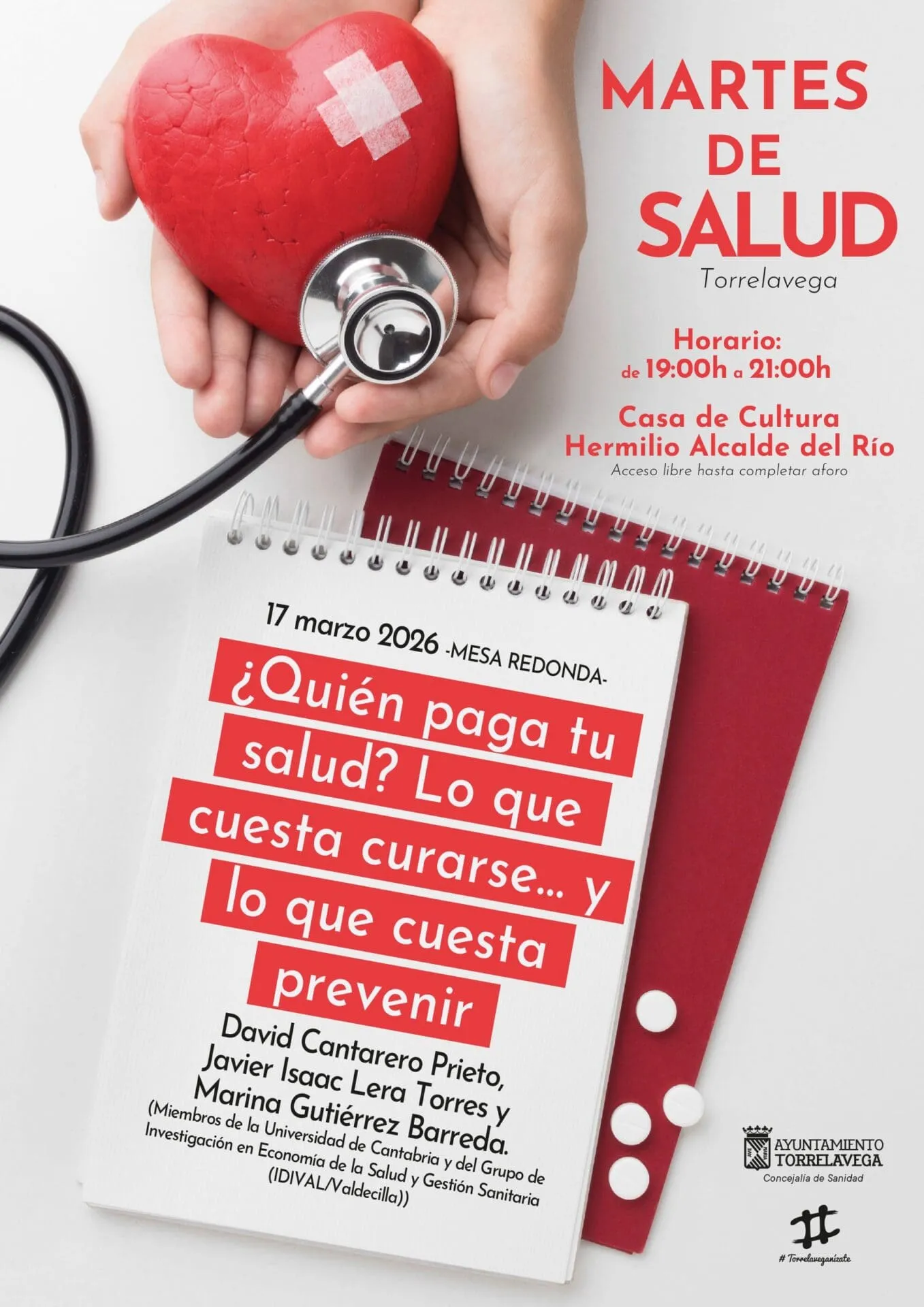 Los “Martes de Salud” abordan este martes el coste y la financiación del sistema sanitario